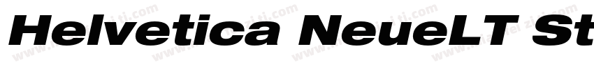 Helvetica NeueLT Std Med Ext bold字体转换